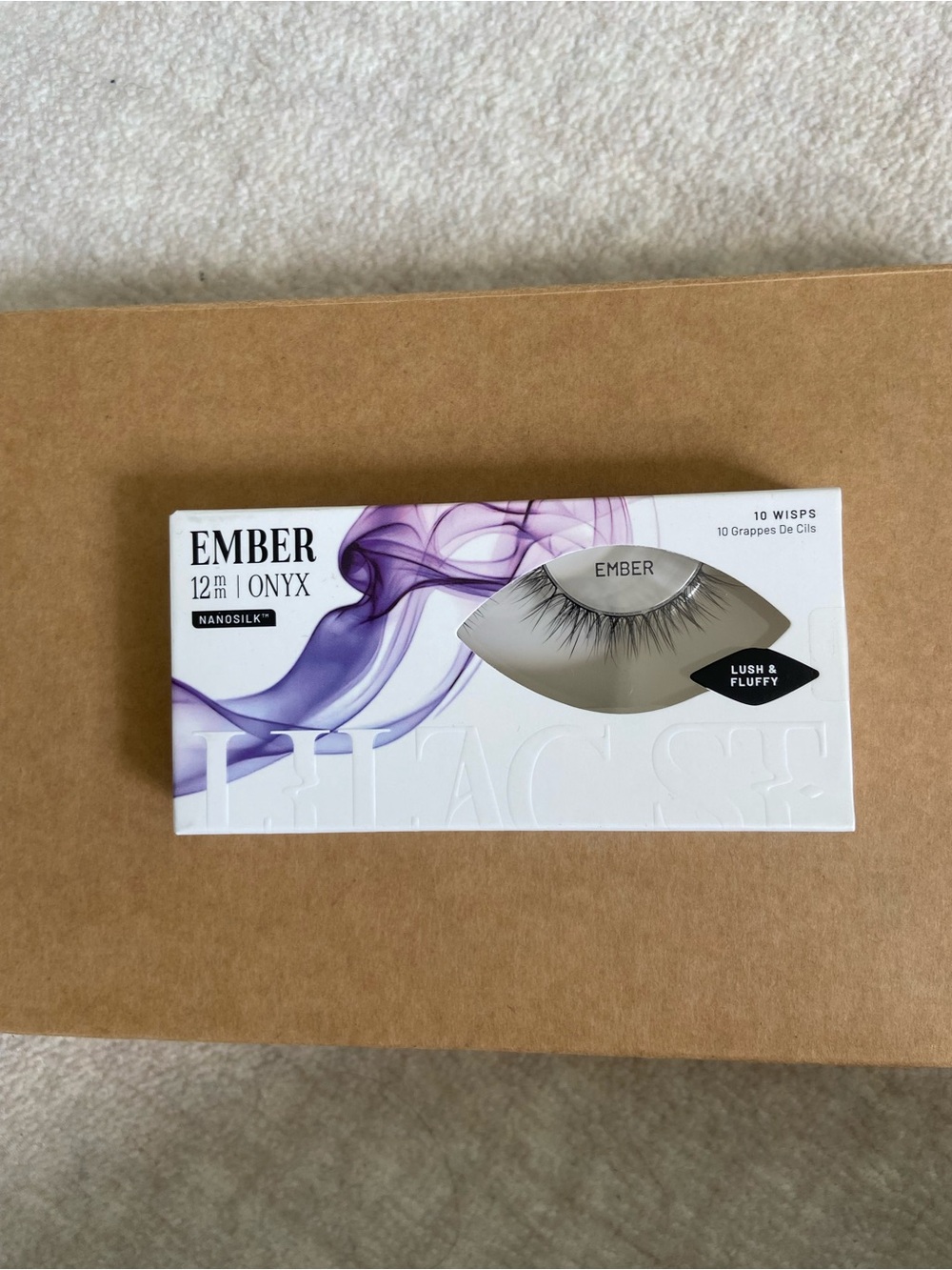 Onyx Lush & Fluffy False Eyelashes - Black
